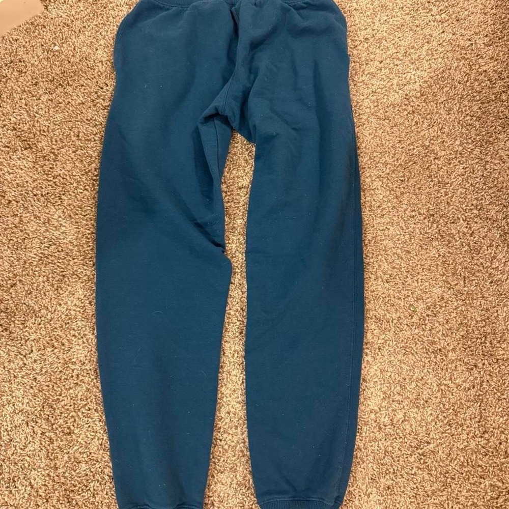 Champion Womens Blue Jogger Sweatpants Embroidered Logo XS Athleisure Loungewear - Picture 3 of 4